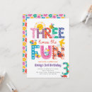 Search for colors birthday invitations Rainbow