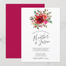 Search for ruby red wedding invitations Botanical