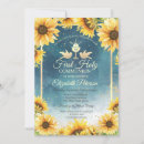 Search for sunflower first communion invitations Cross