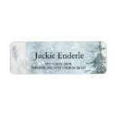 Search for winter landscape return address labels Woodland