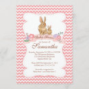 Search for rabbit baby girl shower invitations Pink