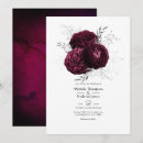 Search for burgundy and silver wedding invitations Vintage