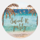 Search for beach sweet 16 stickers Modern