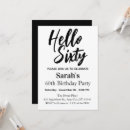 Search for chic 60th birthday invitations Adult birthday party