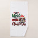 Search for funny christmas bath towels Merry beachy christmas