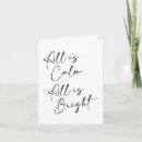 Search for all is calm bright cards Silent night