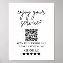 Search for qr code business posters Rate my business