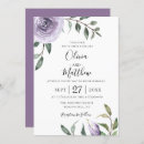 Search for wisteria wedding invitations Purple