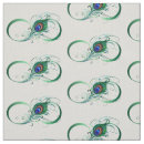 Search for peacock feather fabric Green