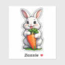 Search for white carrots stickers Bunny