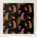 Search for cheetah puzzles Watercolor