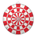 Search for red white dartboards House party