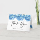 Search for blue hydrangea thank you cards Minimalist