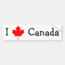 Search for love canada bumper stickers Red
