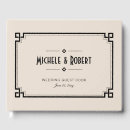 Search for art deco guest books Black