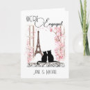 Search for romantic cat postcards Paris