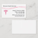 Search for gynecologist business cards Doctor