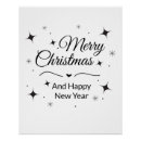 Search for black and white christmas posters Minimalist