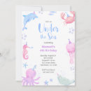 Search for aquarium birthday invitations Dolphin