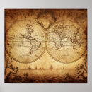Search for vintage maps posters World