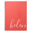 Search for coral monogram notebook notebooks Trendy