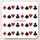 Search for playing cards coasters Heart