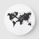 Search for black and white world map posters Globe