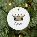 Search for gold crown christmas tree decorations Elegant