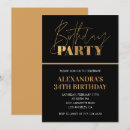 Search for 34th birthday invitations Black