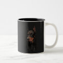 Search for doberman pinscher coffee mugs Dobermann