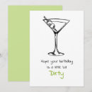 Search for dirty birthday cards Martini