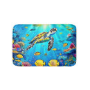Search for sea turtle bath mats Coral reef