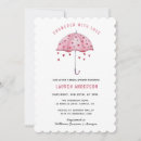 Search for umbrella bridal shower invitations Pink