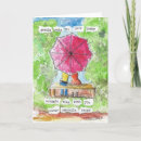 Search for red umbrella cards Watercolor