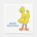 Search for vintage christmas paper napkins Sesame street holiday