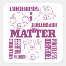 Search for you matter stickers Positivity