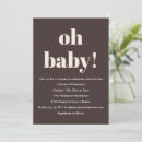 Search for earthy baby shower invitations Simple
