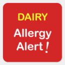 Search for dairy allergy alert stickers Allergies