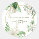 Search for rustic gold wedding stickers Green and white