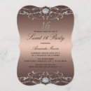 Search for damask sweet 16 invitations Sparkle