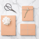 Search for solid peach wrapping paper Colour