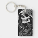 Search for horror rectangular key rings Skeleton