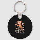 Search for black coffee rounded key rings Crazy cat lady