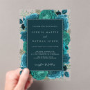 Search for teal rose wedding invitations Script