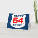 Search for 64th birthday cards Men