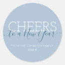 Search for blue happy new year stickers Xmas