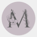 Search for monogram initial letter m stickers Decorative
