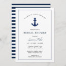 Search for anchor bridal shower invitations Simple