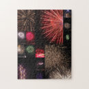 Search for fireworks puzzles Night