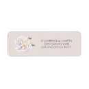 Search for spring garden blooms return address labels Watercolor